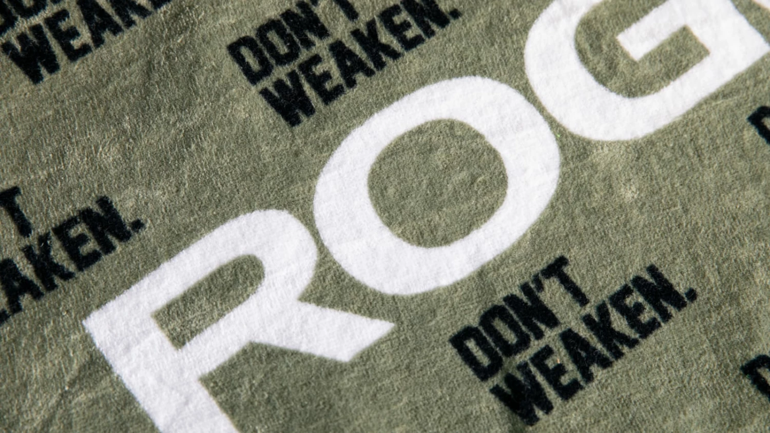 Rogue Fitness Rogue Don't Weaken Gym Towel - Image 3
