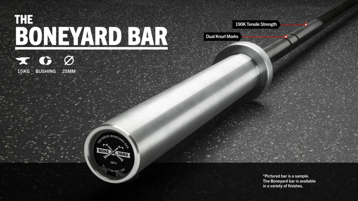 Rogue Fitness Rogue 25MM Boneyard Bars