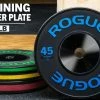 Rogue Fitness Rogue Black Training LB Plates