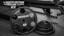 Rogue Fitness Rogue 6-Shooter Urethane Olympic Grip Plates