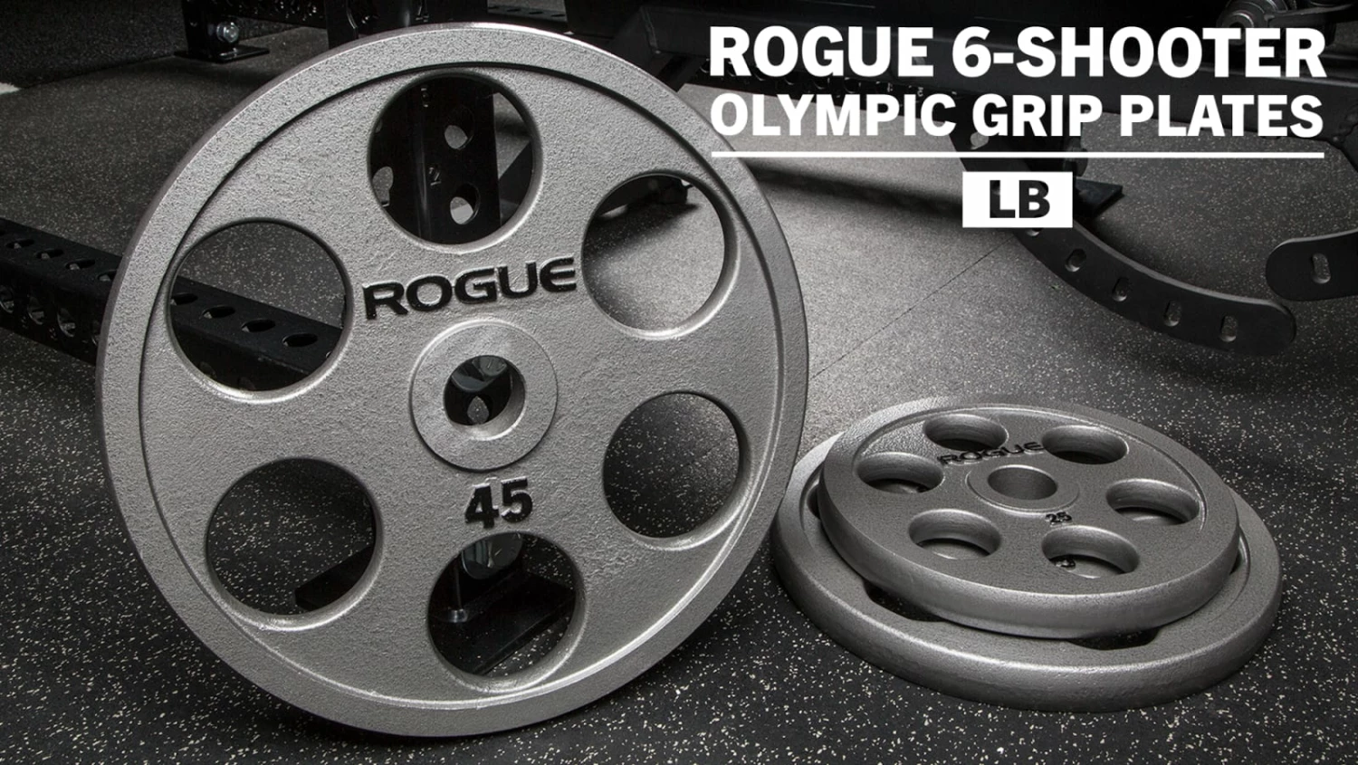 Rogue Fitness Rogue 6-Shooter Olympic Grip Plates