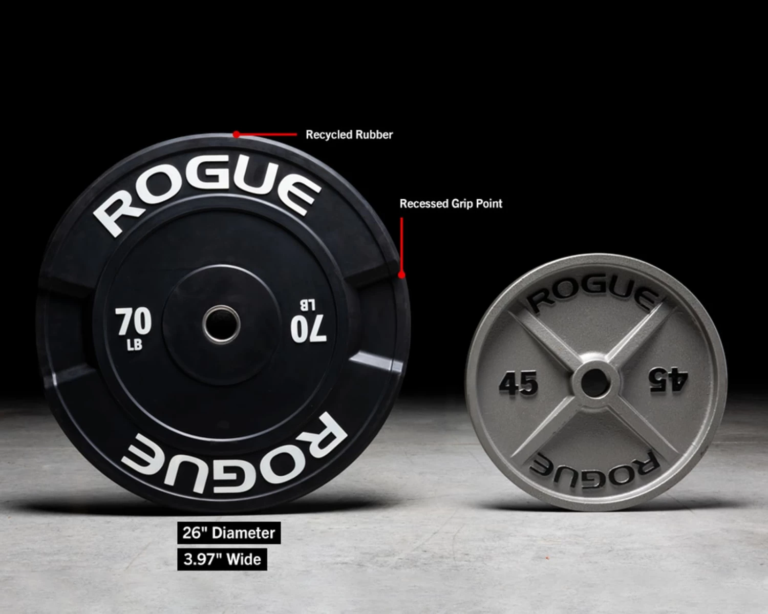 Rogue Fitness Rogue 26'ER™ Wagon Wheel Pair - Image 2