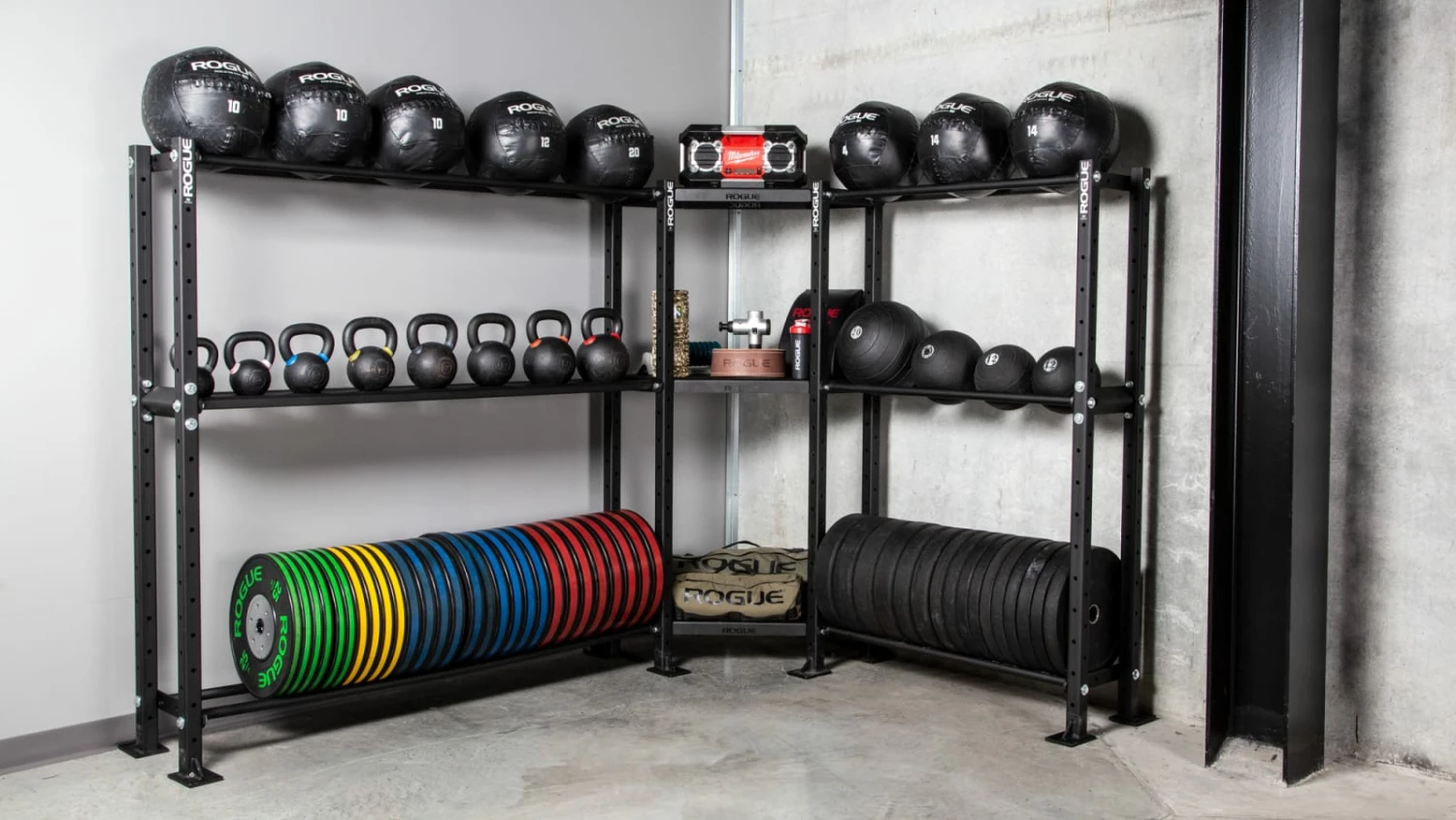 Rogue Fitness Mass Storage Corner Shelf