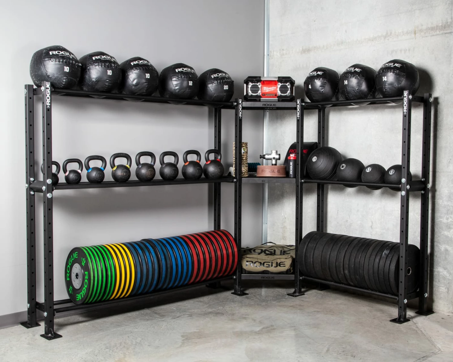 Rogue Fitness Mass Storage Corner Shelf - Image 3