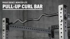 Rogue Fitness Rogue Monster Lite Socket Pull-up Curl Bar