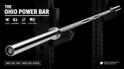 Rogue Fitness Rogue 45LB Ohio Power Bar - Bare Steel