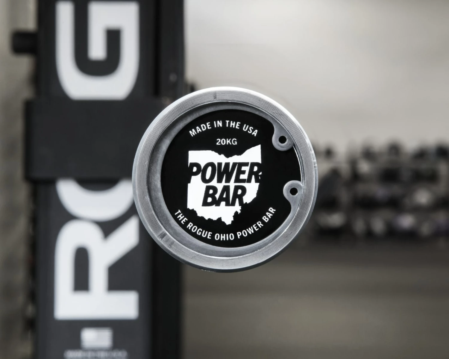 Rogue Fitness Rogue 20KG Ohio Power Bar - Black Zinc - Image 2