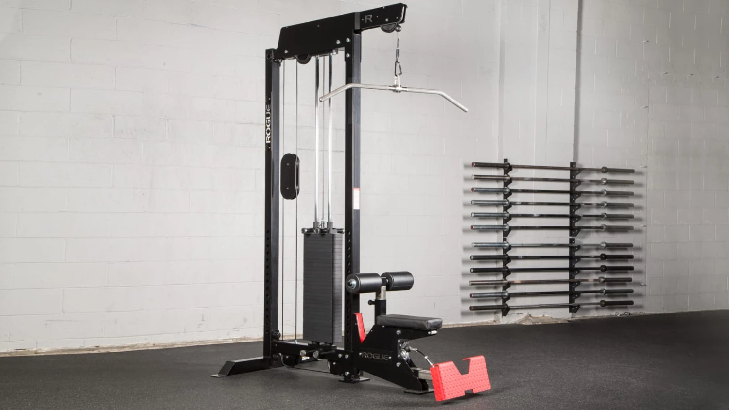 Monster Lat Pulldown/Low Row (Stand Alone) Rogue Fitness Monster Lat Pulldown/Low Row (Stand Alone) -Rogue Fitness RA1372 BLACK MG H msk1uo