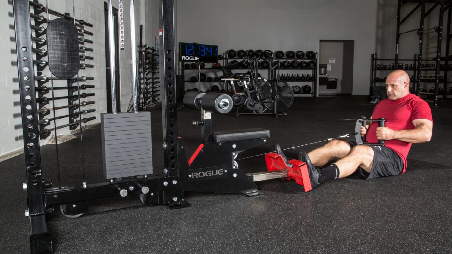 Monster Lat Pulldown/Low Row (Stand Alone) Rogue Fitness Monster Lat Pulldown/Low Row (Stand Alone) -Rogue Fitness RA1372 BLACK MG web3 va10fz