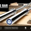 Rogue Fitness Rogue Pyrros Bar - 28MM - Stainless Steel