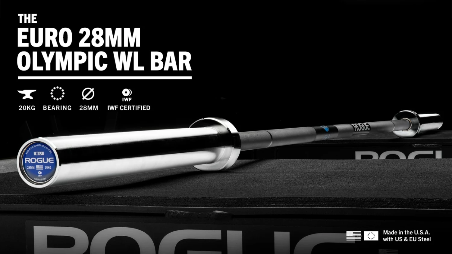 Rogue Fitness Rogue 28MM IWF Olympic Weightlifting Bar - Cerakote