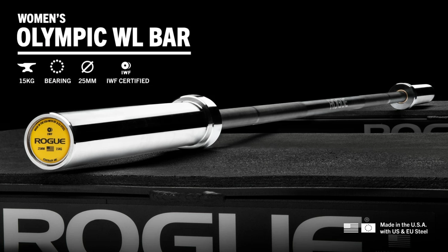 Rogue Fitness Rogue 25MM IWF Olympic Weightlifting Bar - Cerakote