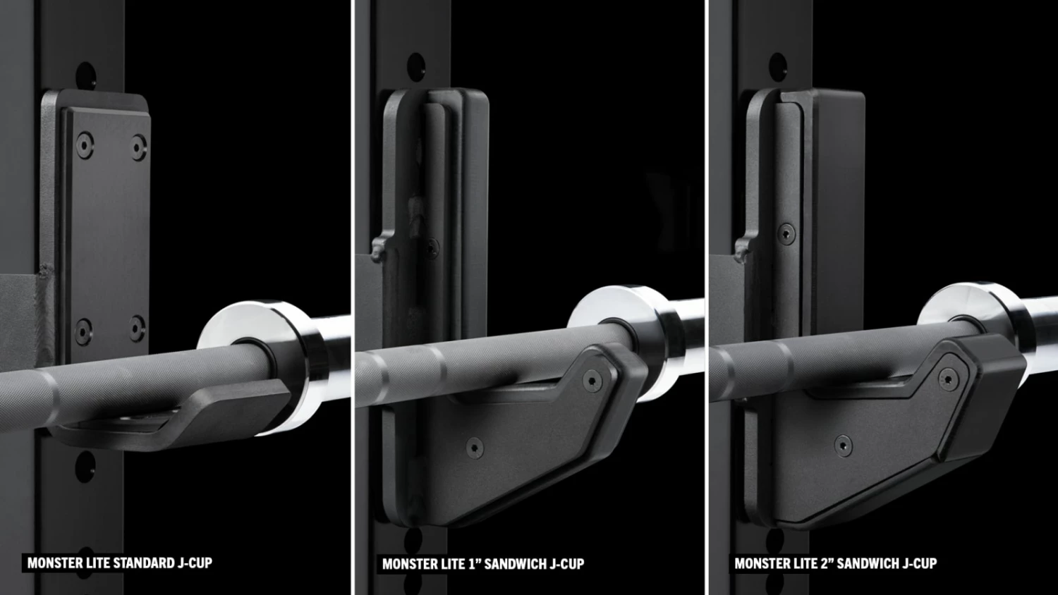 Rogue Fitness Monster Lite J-Cup Pairs - 1" Sandwich - Image 5