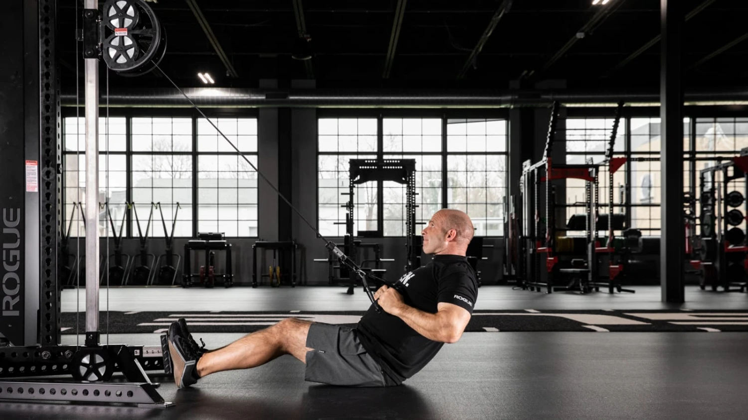 Rogue CT-1X2 Cable Tower Rogue Fitness Rogue CT-1X2 Cable Tower -Rogue Fitness RE0120 100 BLACK MG web24 zcmz5y