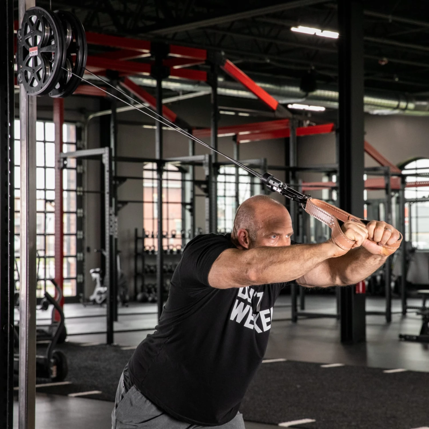 Rogue CT-1X2 Cable Tower Rogue Fitness Rogue CT-1X2 Cable Tower -Rogue Fitness RE0120 100 BLACK MG web28 tfwir3