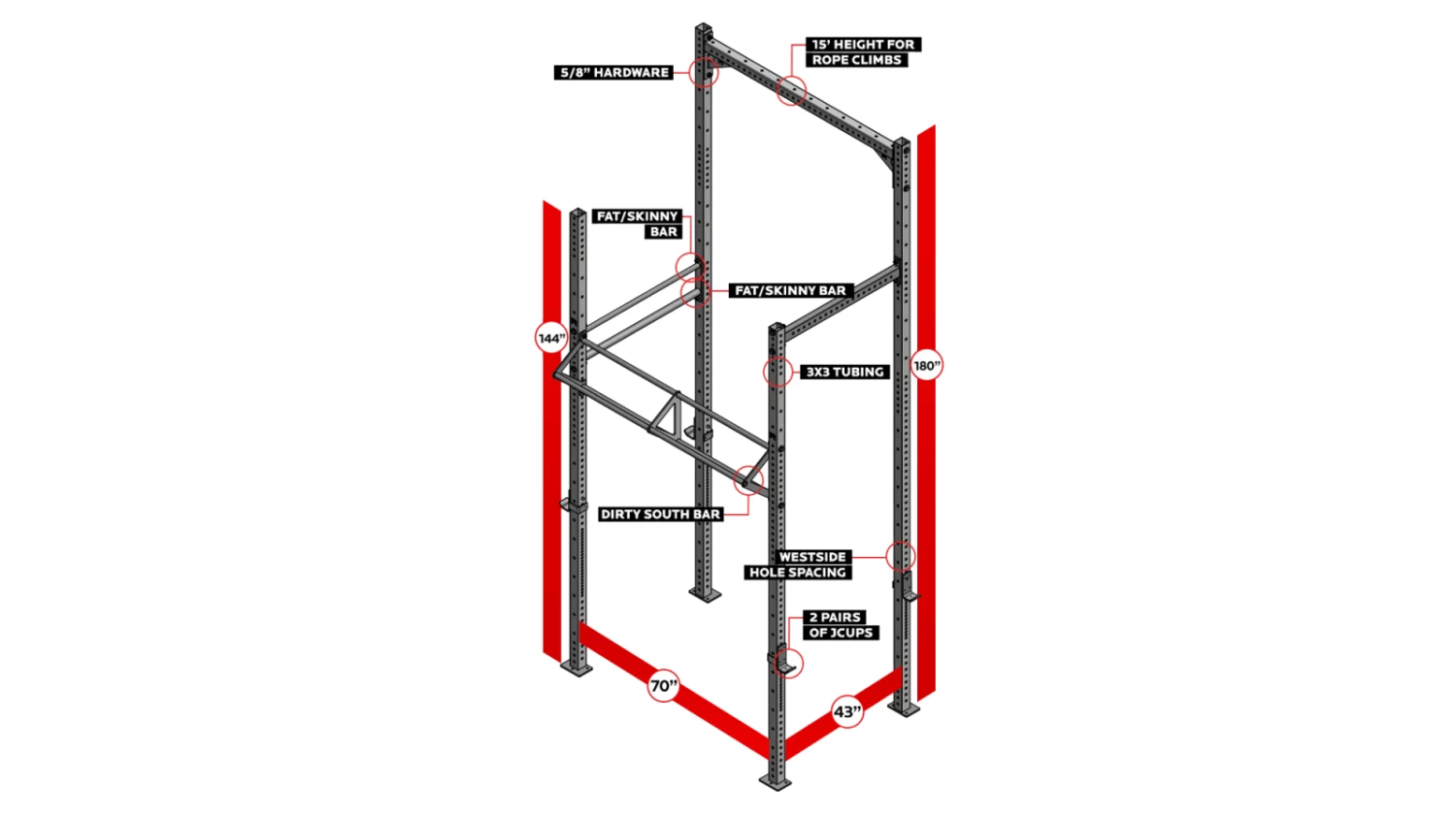 Rogue Fitness Rogue V2 Castro Rig - Image 2