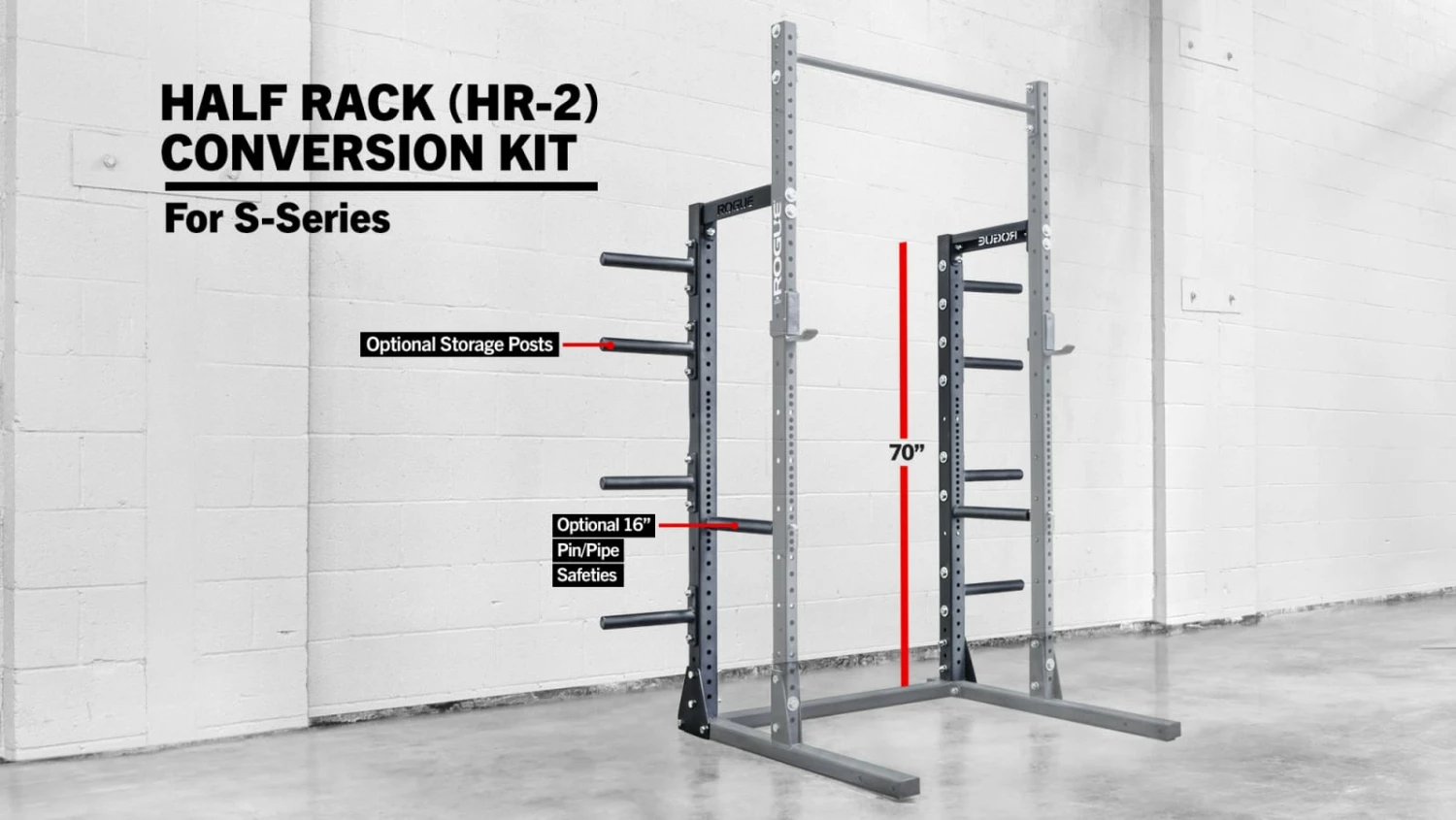 Rogue Fitness HR-2 Half Rack Conversion Kit