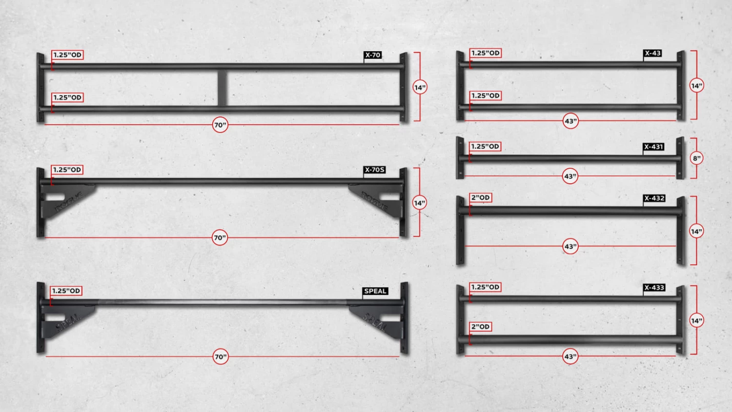 Rogue Fitness Rogue Infinity Crossmembers