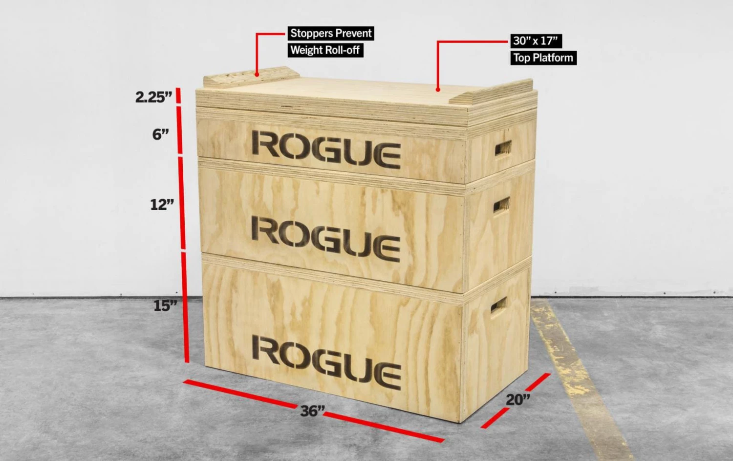 Rogue Fitness Rogue Wood Jerk Blocks - Image 3
